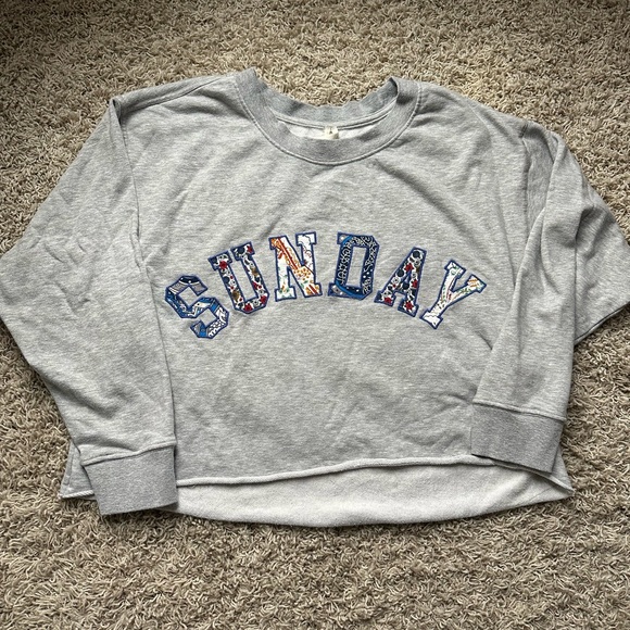 Anthropologie Tops - Anthropologie SUNDAY sweatshirt